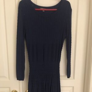 Blue sweater dress like new